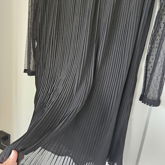 Zara Elegant Black Lace Dress - Picture 7 of 8